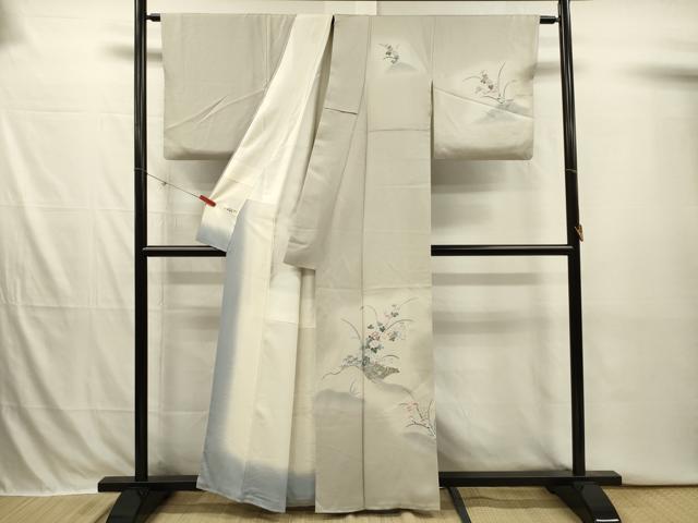 平和屋着物■訪問着　草花文　暈し染め　やまと誂製　正絹　逸品　DABI3905ya