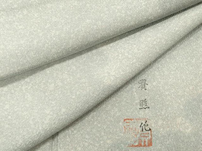 平和屋着物■上質な小紋　作家物　雲取り文　暈し染め　正絹　逸品　未使用　DABI3911ya