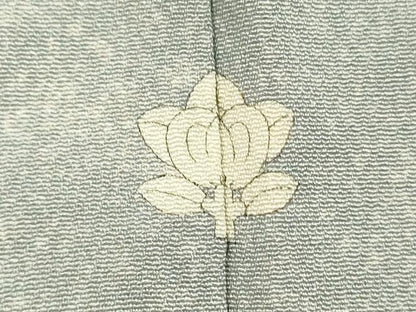 平和屋着物■上質な小紋　作家物　雲取り文　暈し染め　正絹　逸品　未使用　DABI3911ya