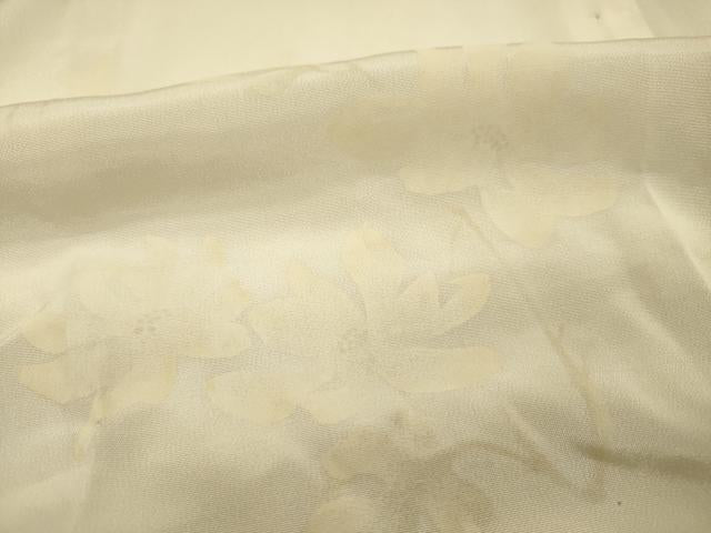 平和屋着物■長襦袢　無双仕立て　枝花文　正絹　逸品　DABI3914ya