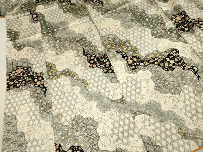 平和屋着物■上質な小紋　道長宝尽くし花文　金彩　正絹　逸品　DABI3921ya