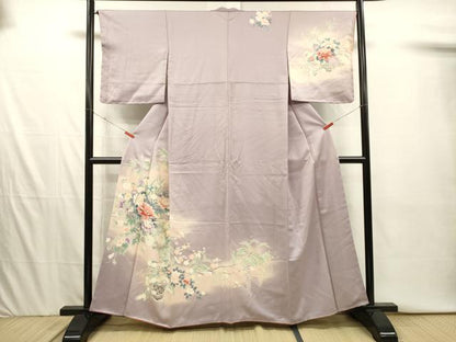 平和屋着物■訪問着　花籠文　暈し染め　正絹　逸品　DABI3940ya