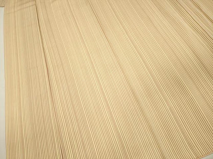 平和屋着物■上質な小紋　間道　正絹　逸品　DABI3941ya