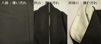 平和屋着物■豪華黒留袖　駒刺繍　扇面御所車花文　暈し染め　金彩　正絹　逸品　DABI3999ya