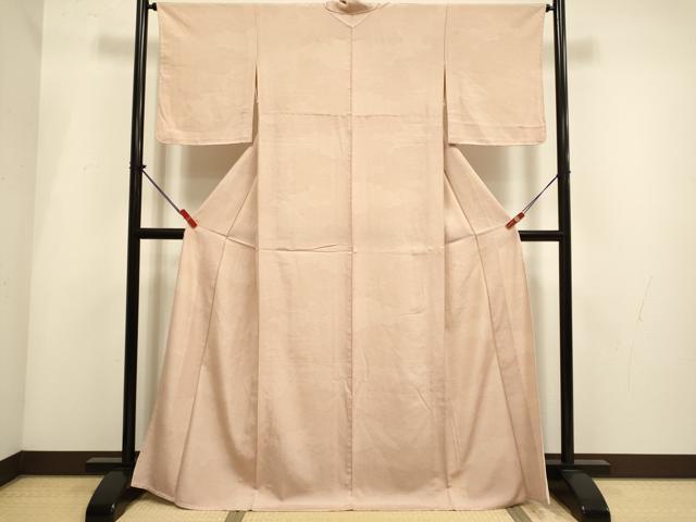 平和屋着物▽江戸小紋　単衣　雲取寄せ小紋柄　正絹　逸品　DABI4013du