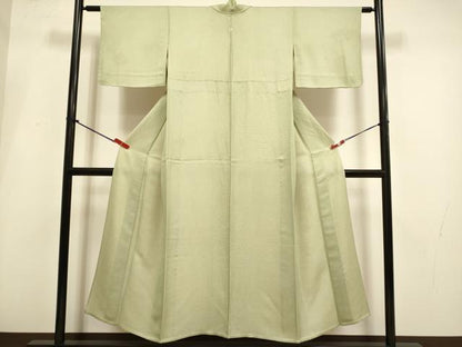 平和屋着物▽江戸小紋　単衣　鮫小紋柄　両面染め　正絹　逸品　DABI4039du