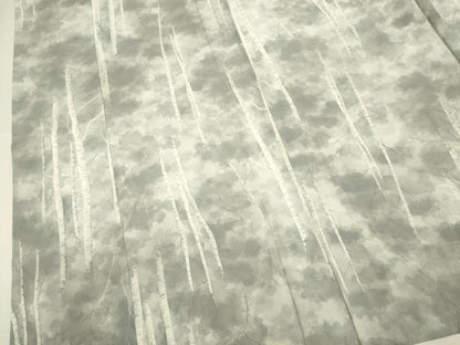 平和屋着物▽上質な小紋　単衣　樹林文　正絹　逸品　DABI4041du