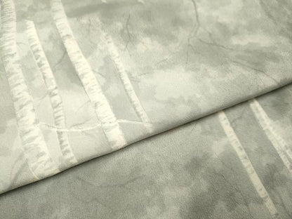 平和屋着物▽上質な小紋　単衣　樹林文　正絹　逸品　DABI4041du