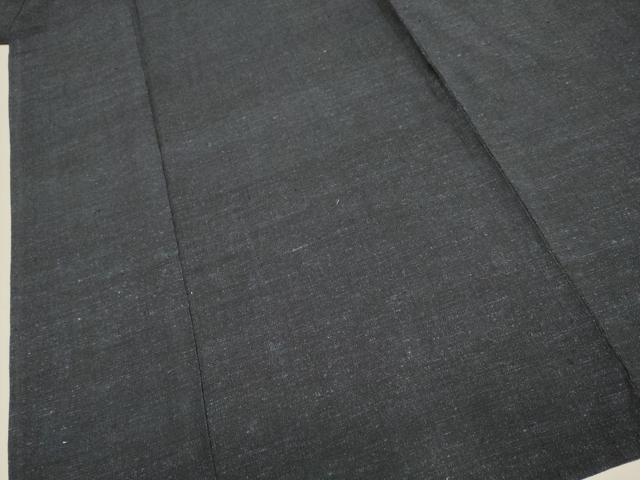 平和屋着物▽上質な紬　単衣　霞文　正絹　逸品　DABI4043du