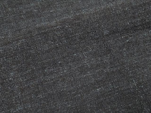 平和屋着物▽上質な紬　単衣　霞文　正絹　逸品　DABI4043du