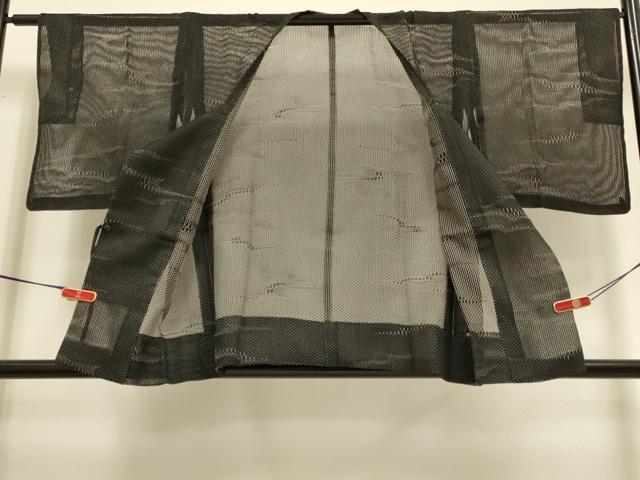 平和屋着物▽道行コート　スリーシーズン　春夏秋　塵除け　霞文　正絹　逸品　DABI4052du