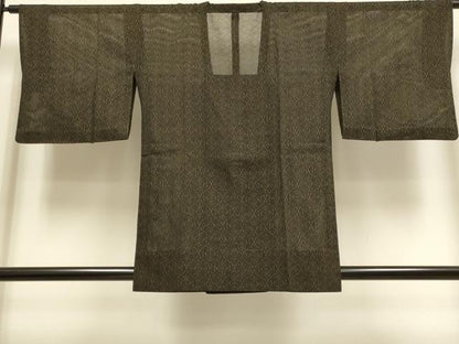 平和屋着物▽道行コート　スリーシーズン　春夏秋　塵除け　霞文　正絹　逸品　DABI4054du