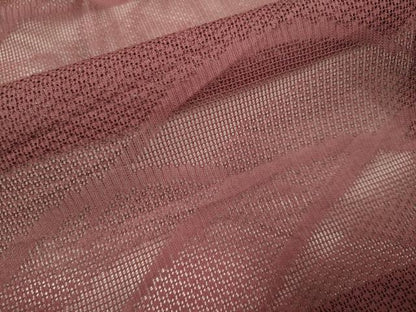平和屋着物▽道行コート　スリーシーズン　春夏秋　塵除け　芝文　小豆色　高島屋扱い　正絹　逸品　未使用　DABI4055du