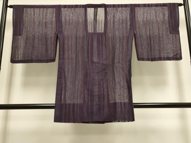 平和屋着物▽道行コート　スリーシーズン　春夏秋　塵除け　草葉間道　大丸扱い　正絹　逸品　DABI4057du