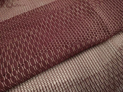 平和屋着物▽道行コート　スリーシーズン　春夏秋　塵除け　霞文　正絹　逸品　DABI4068du