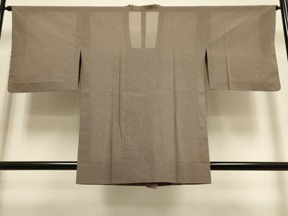 平和屋着物▽道行コート　スリーシーズン　春夏秋　塵除け　縞　正絹　逸品　DABI4069du