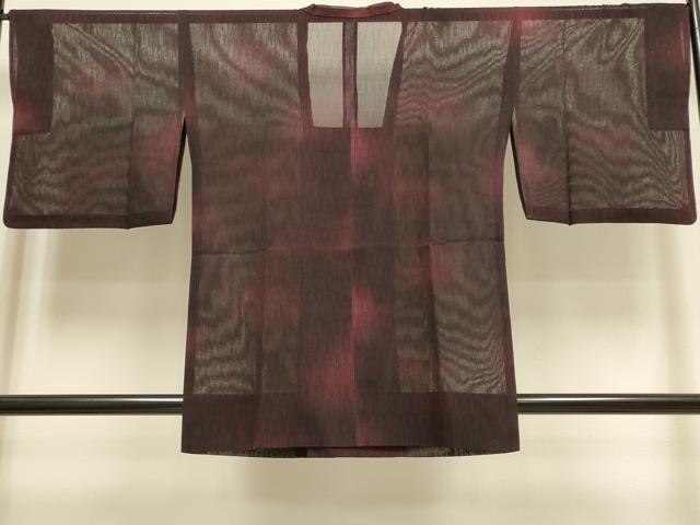 平和屋着物▽道行コート　スリーシーズン　春夏秋　塵除け　霞文　正絹　逸品　DABI4072du