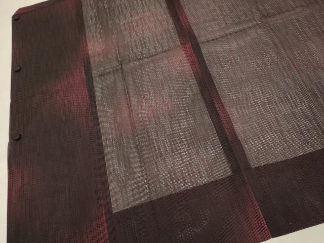 平和屋着物▽道行コート　スリーシーズン　春夏秋　塵除け　霞文　正絹　逸品　DABI4072du