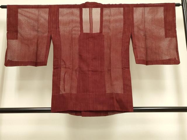 平和屋着物▽西陣　道行コート　スリーシーズン　春夏秋　塵除け　螺鈿織　証紙付き　正絹　逸品　未使用　DABI4074du