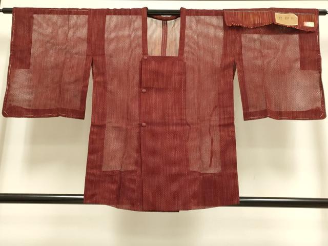 平和屋着物▽西陣　道行コート　スリーシーズン　春夏秋　塵除け　螺鈿織　証紙付き　正絹　逸品　未使用　DABI4074du