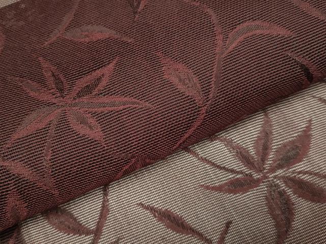 平和屋着物▽羽織　スリーシーズン　春夏秋　塵除け　枝葉文　正絹　逸品　DABI4075du
