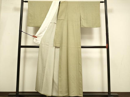平和屋着物▽江戸小紋　単衣　小花柄　正絹　逸品　DABI4090du