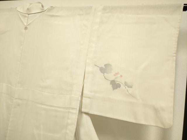 平和屋着物▽訪問着　無双　紗袷　紗×縦絽　枝花文　正絹　逸品　DABI4123du