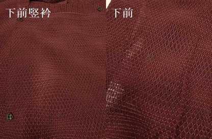 平和屋着物▽道行コート　スリーシーズン　春夏秋　塵除け　変わり縞　正絹　逸品　DABI4131du
