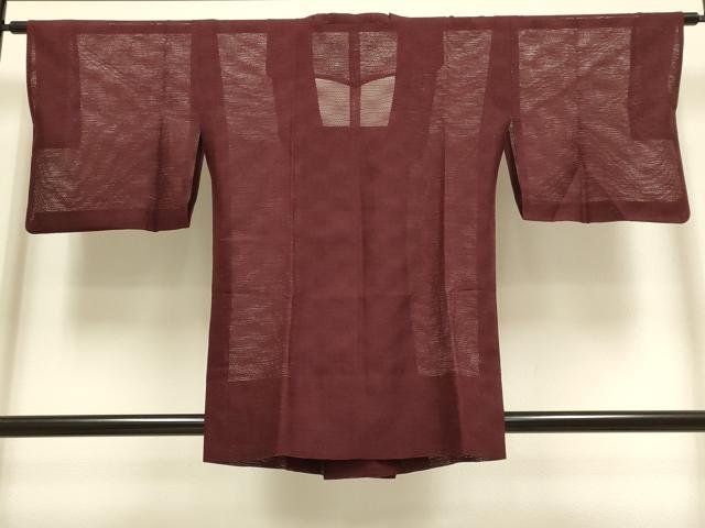 平和屋着物▽道行コート　スリーシーズン　春夏秋　塵除け　変わり縞　正絹　逸品　DABI4131du