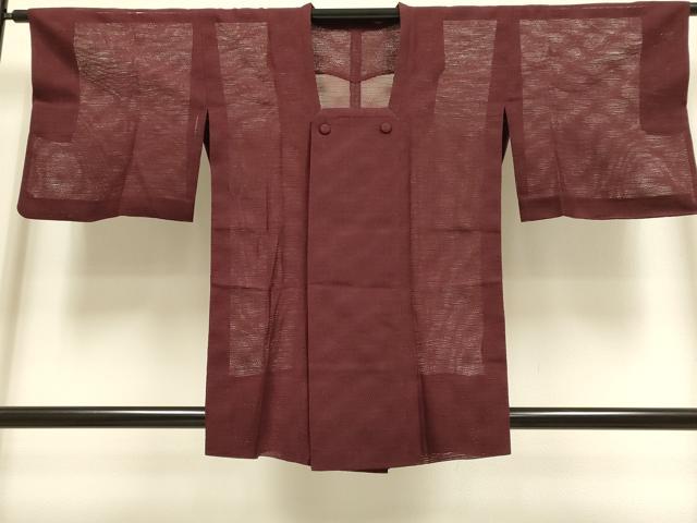 平和屋着物▽道行コート　スリーシーズン　春夏秋　塵除け　変わり縞　正絹　逸品　DABI4131du