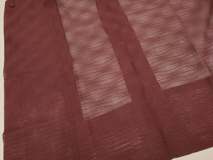 平和屋着物▽道行コート　スリーシーズン　春夏秋　塵除け　変わり縞　正絹　逸品　DABI4131du