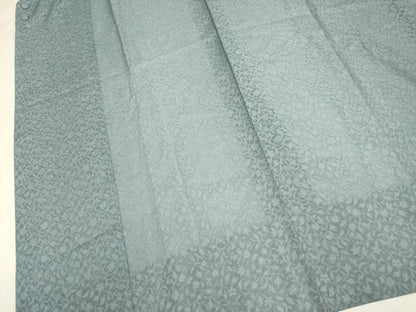 平和屋着物▽道行コート　スリーシーズン　春夏秋　塵除け　草花文　暈し染め　反端付き　正絹　逸品　DABI4132du