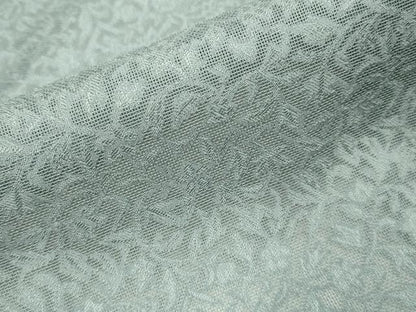 平和屋着物▽道行コート　スリーシーズン　春夏秋　塵除け　草花文　暈し染め　反端付き　正絹　逸品　DABI4132du