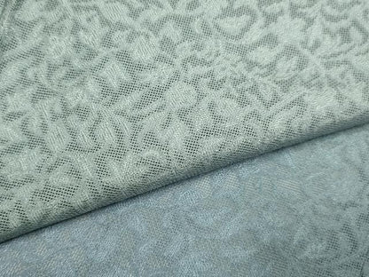 平和屋着物▽道行コート　スリーシーズン　春夏秋　塵除け　草花文　暈し染め　反端付き　正絹　逸品　DABI4132du