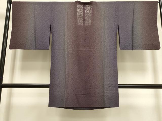 平和屋着物▽道行コート　スリーシーズン　春夏秋　塵除け　草花文　正絹　逸品　DABI4134du