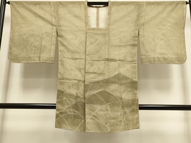 平和屋着物▽道行コート　スリーシーズン　春夏秋　塵除け　紗袷　紗×紗　重ね山　薄　正絹　逸品　DABI4135du