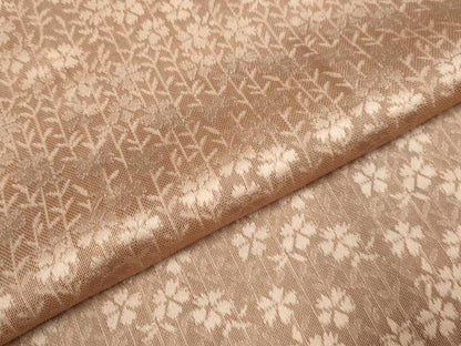 平和屋着物▽道行コート　スリーシーズン　春夏秋　塵除け　枝垂れ桜文　正絹　逸品　未使用　du