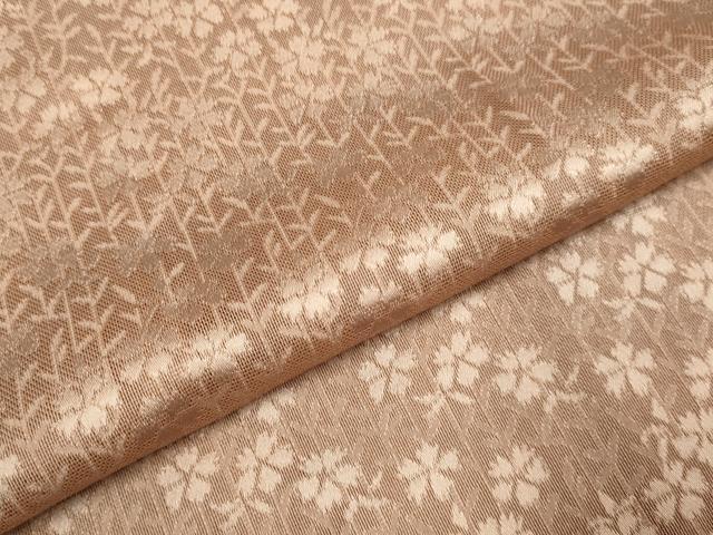 平和屋着物▽道行コート　スリーシーズン　春夏秋　塵除け　枝垂れ桜文　正絹　逸品　未使用　du