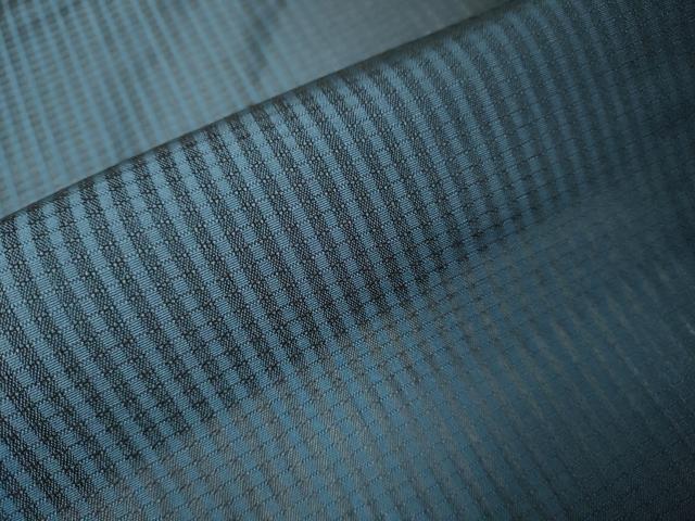 平和屋着物▽道行コート　スリーシーズン　春夏秋　塵除け　縞　ロング丈　正絹　逸品　DABI4139du