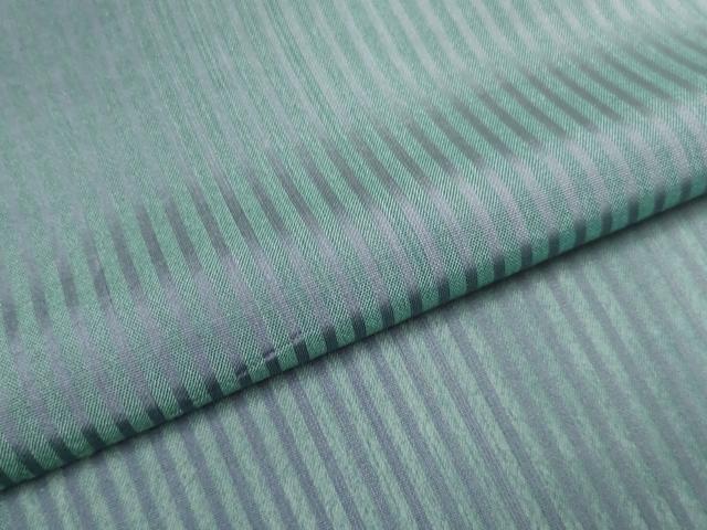 平和屋着物▽道行コート　スリーシーズン　春夏秋　塵除け　縞　ロング丈　正絹　逸品　DABI4140du