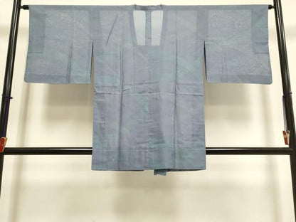 平和屋着物▽道行コート　スリーシーズン　春夏秋　塵除け　霞文　鈴乃屋扱い　正絹　逸品　DABI4142du