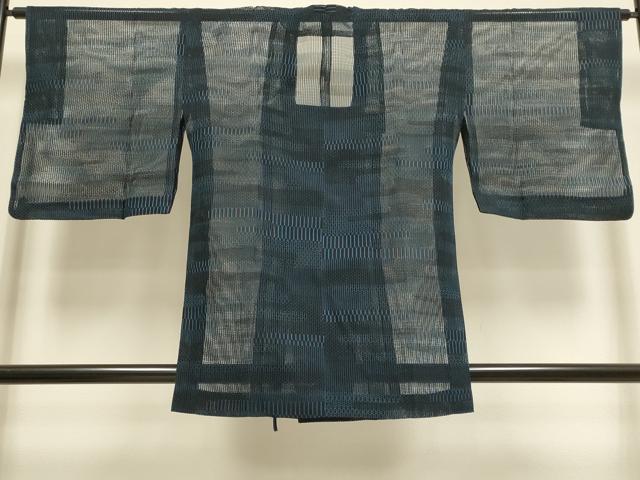 平和屋着物▽道行コート　スリーシーズン　春夏秋　塵除け　霞文　正絹　逸品　DABI4143du