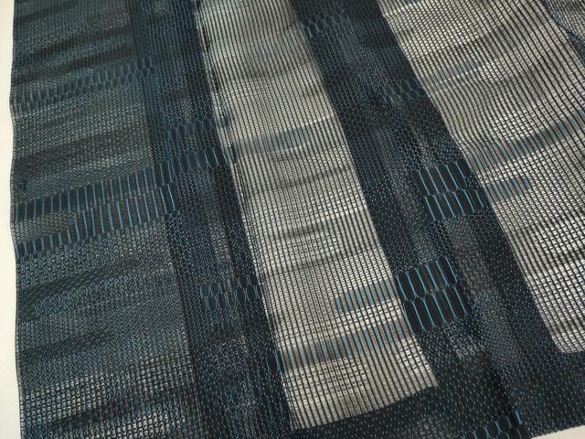 平和屋着物▽道行コート　スリーシーズン　春夏秋　塵除け　霞文　正絹　逸品　DABI4143du