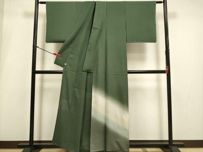 平和屋着物▽松尾光琳　色留訪問着　無双　絽袷　絽×絽　霞文　暈し染め　正絹　逸品　未使用　DABI4159du