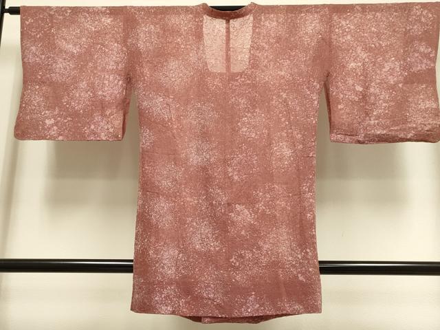 平和屋着物▽道行コート　スリーシーズン　春夏秋　塵除け　唐草文　正絹　逸品　DABI4171du