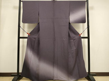 平和屋着物▽訪問着　単衣　霞文　暈し染め　正絹　逸品　DABI4204du