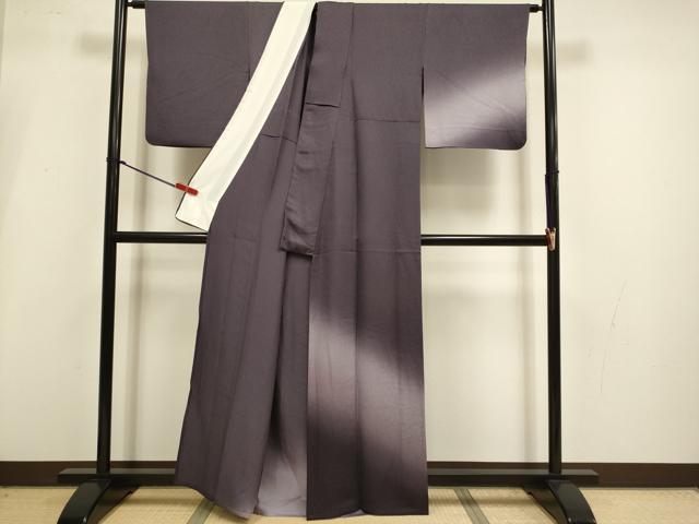 平和屋着物▽訪問着　単衣　霞文　暈し染め　正絹　逸品　DABI4204du
