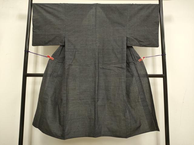 平和屋着物▽男性　綿薩摩　単衣　100亀甲　総詰め　木綿　逸品　DABI4205du