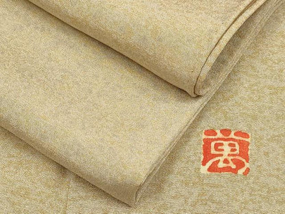 平和屋着物▽上質な小紋　単衣　作家物　霞文　正絹　逸品　DABI4241du