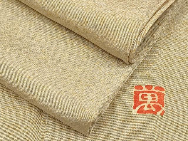 平和屋着物▽上質な小紋　単衣　作家物　霞文　正絹　逸品　DABI4241du